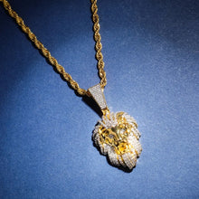 Lion Pendant Iced Out