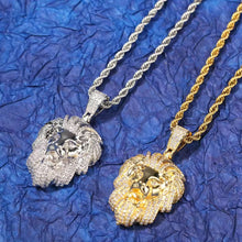 Lion Pendant Iced Out