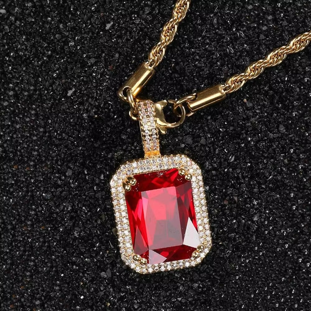 Ruby Chain Iced Out