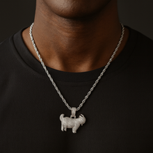 Iced Out Goat Pendant
