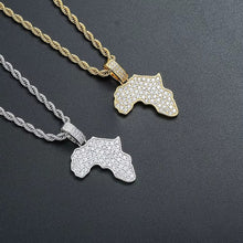 Africa Pendant Iced Out
