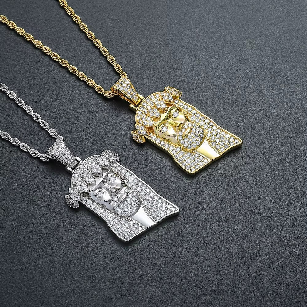 Jesus Pendant Iced Out