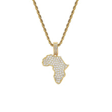 Africa Pendant Iced Out