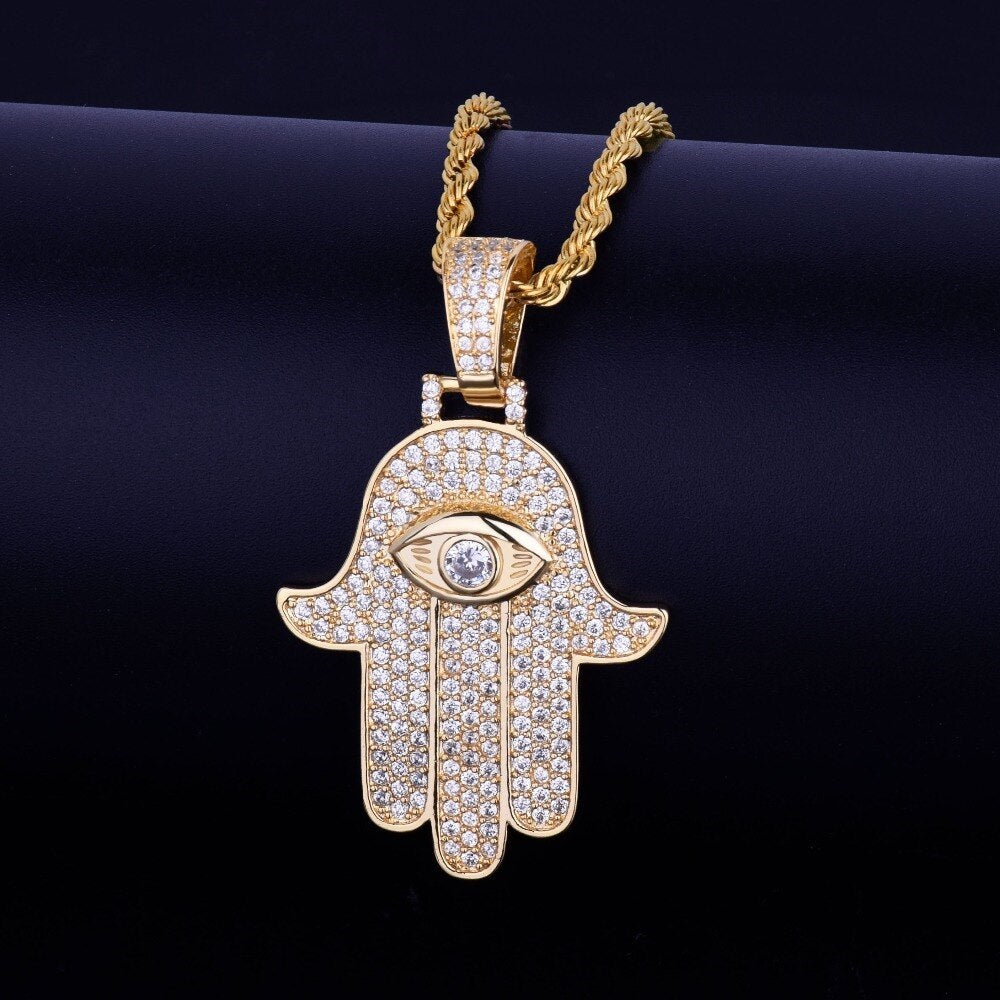 Hand Chain Iced Out