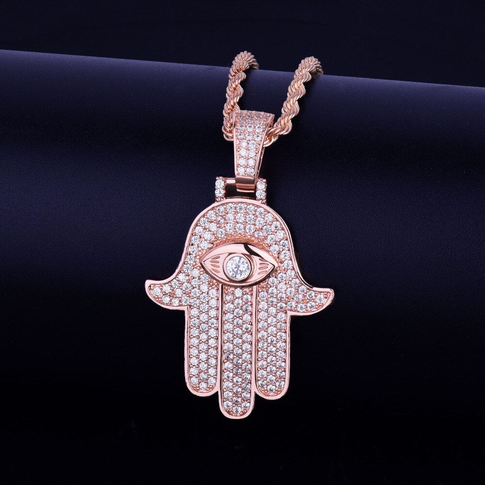 Hand Chain Iced Out