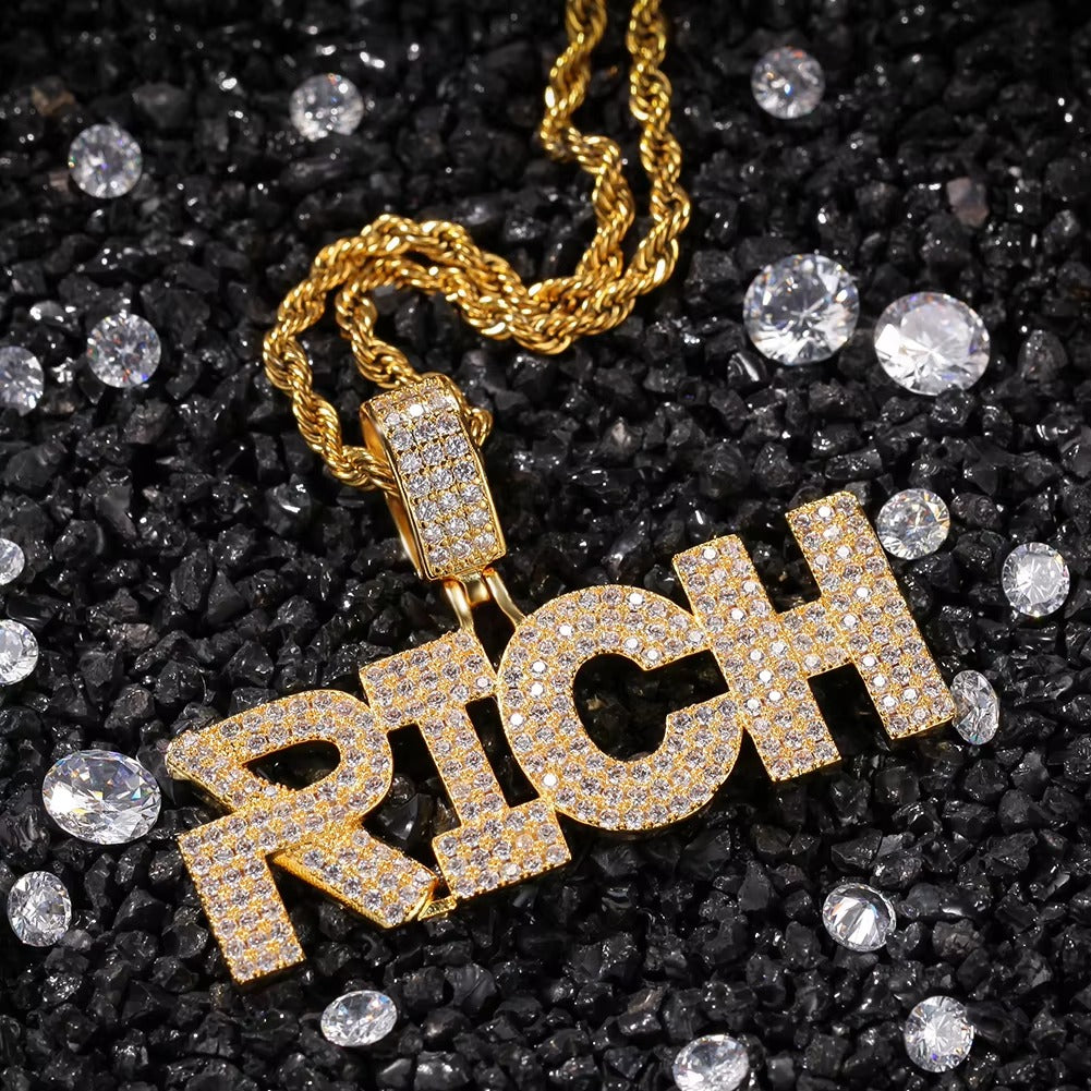 RICH Pendant Iced Out