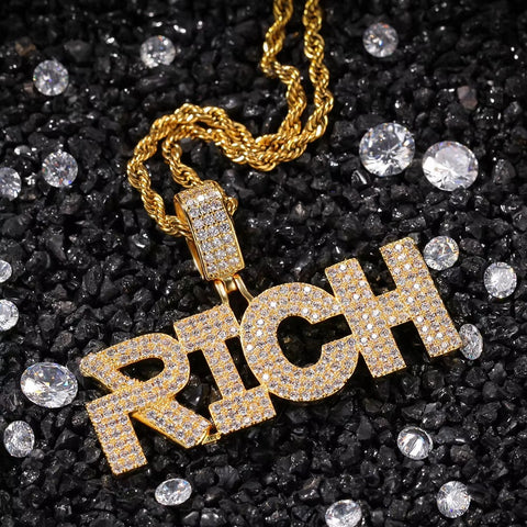 RICH Pendant Iced Out