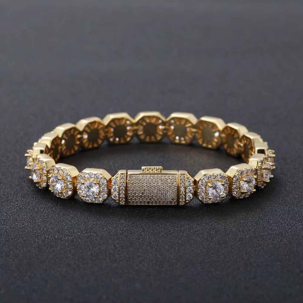 Cluster Bracelet Iced CZ