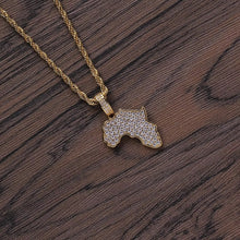 Africa Pendant Iced Out