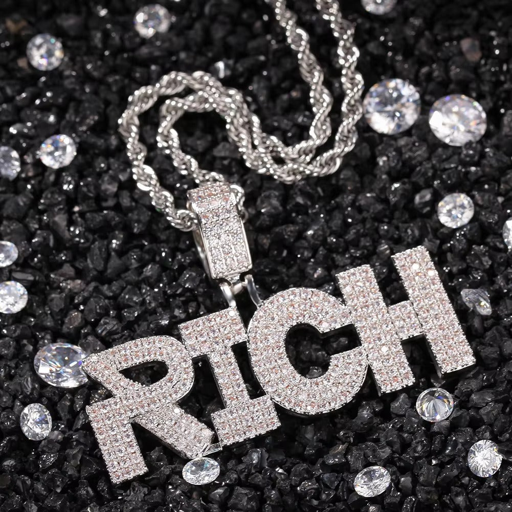 RICH Pendant Iced Out