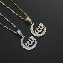 Allah Moon Pendant Iced Out