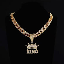 Cuban W/ King Pendant Alloy