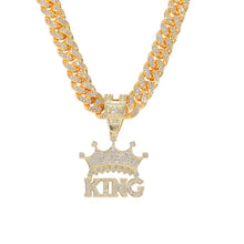Cuban W/ King Pendant Alloy