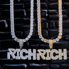 Tennis Chain w/ RICH Pendant