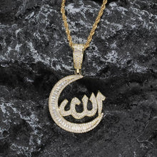 Allah Moon Pendant Iced Out