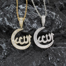 Allah Moon Pendant Iced Out