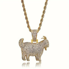 Iced Out Goat Pendant