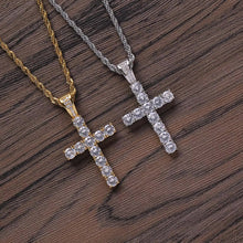 Cross Pendant Iced Out