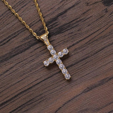 Cross Pendant Iced Out