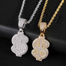 Dollar Sign Chain Iced Out