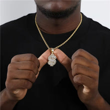 Dollar Sign Chain Iced Out