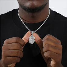 Dollar Sign Chain Iced Out